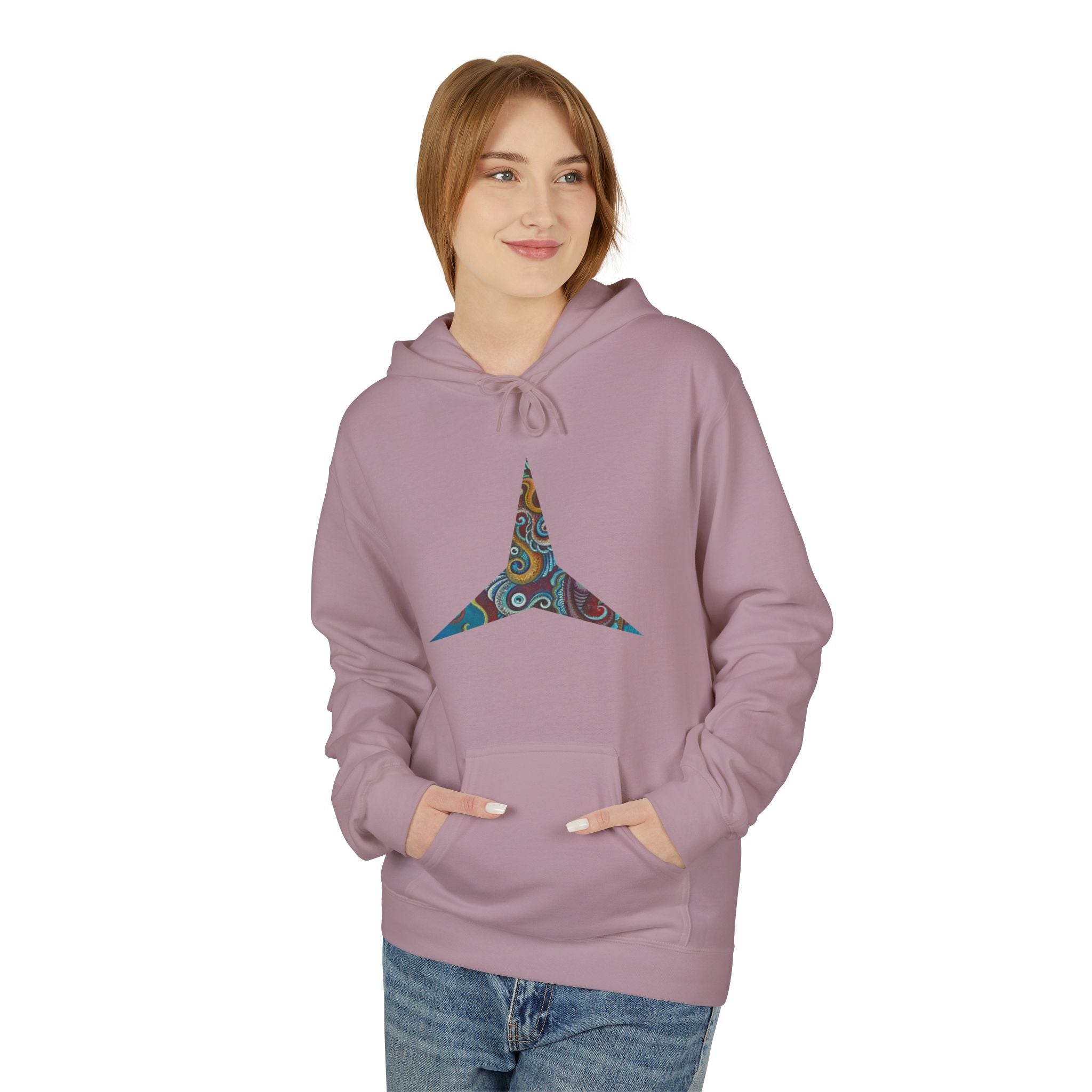 Hoodie — Colorful Geometric Tribal Diamond Print #g765889