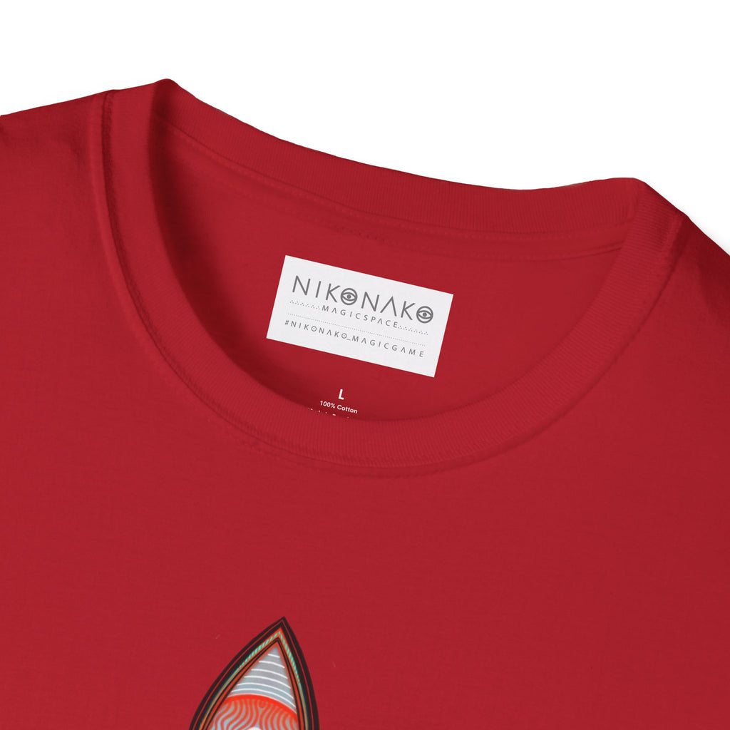 Geometric Tribal Pattern T-Shirt | Kaleidoscope Triangle Eye Motif