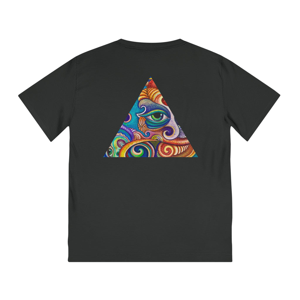 Psychedelic Gem T-Shirt — Colorful Abstract Star & Triangle Design #gf87598