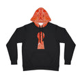 Athletic Hoodie — Red Orange Psychedelic Keyhole Design #jh68943