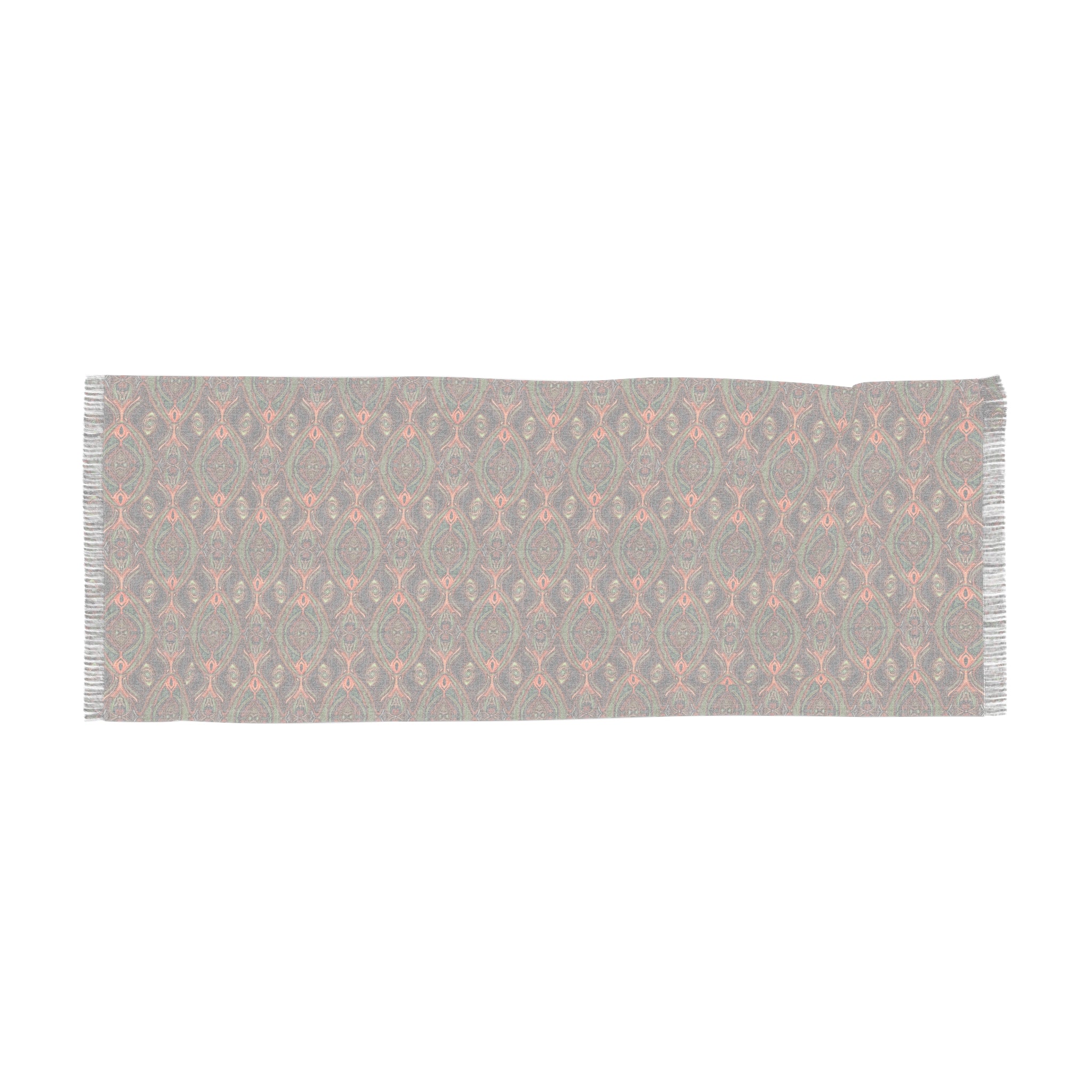Bohemian Paisley Lightweight Scarf – Autumn Earth Tone Wrap #k08769757