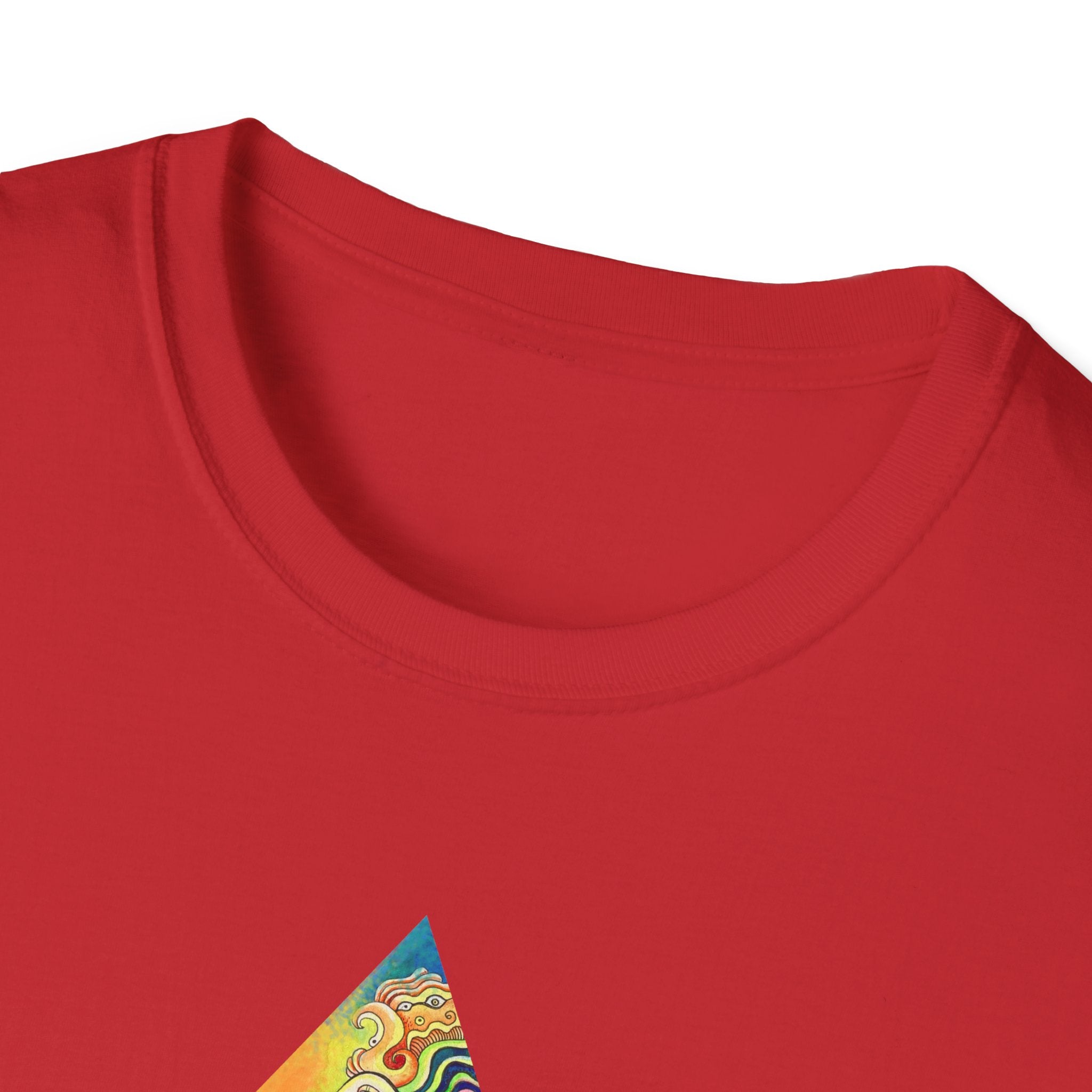 Psychedelic Prism Triangle T-Shirt #h7432887