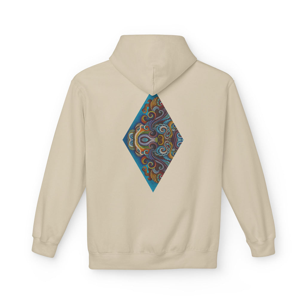 Hoodie — Colorful Geometric Tribal Diamond Print #g765889