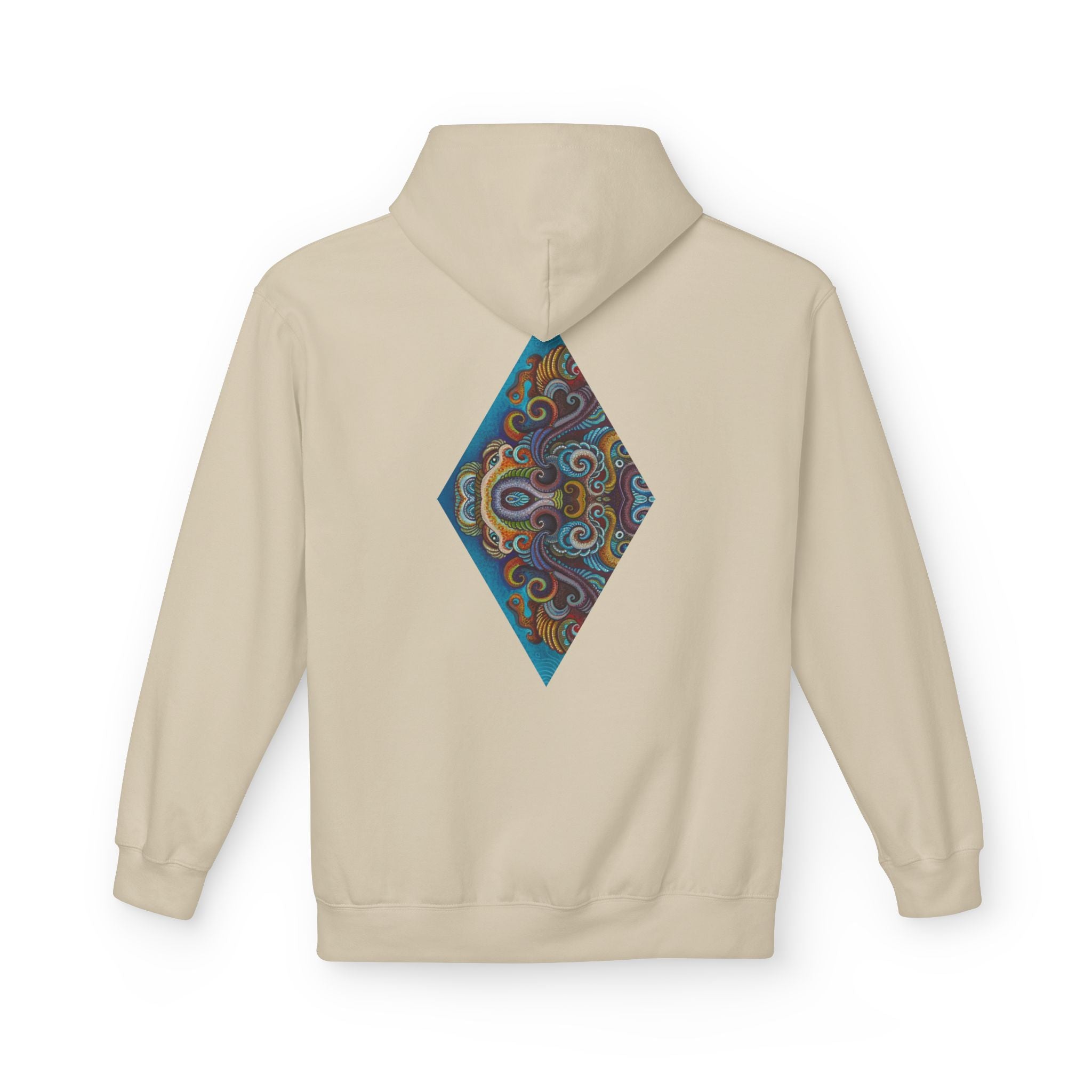 Hoodie — Colorful Geometric Tribal Diamond Print #g765889