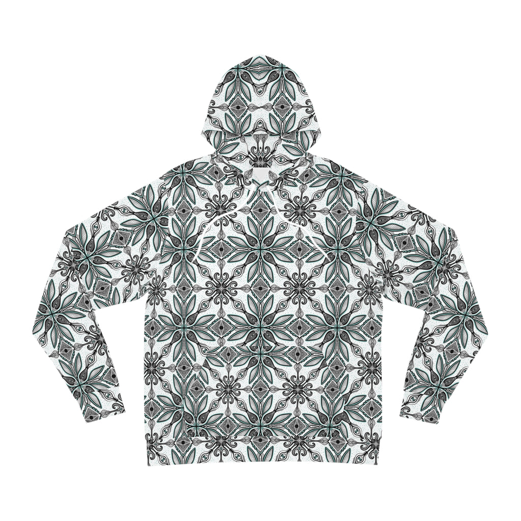 Floral Geometric All-Over-Print Hoodie #y987646