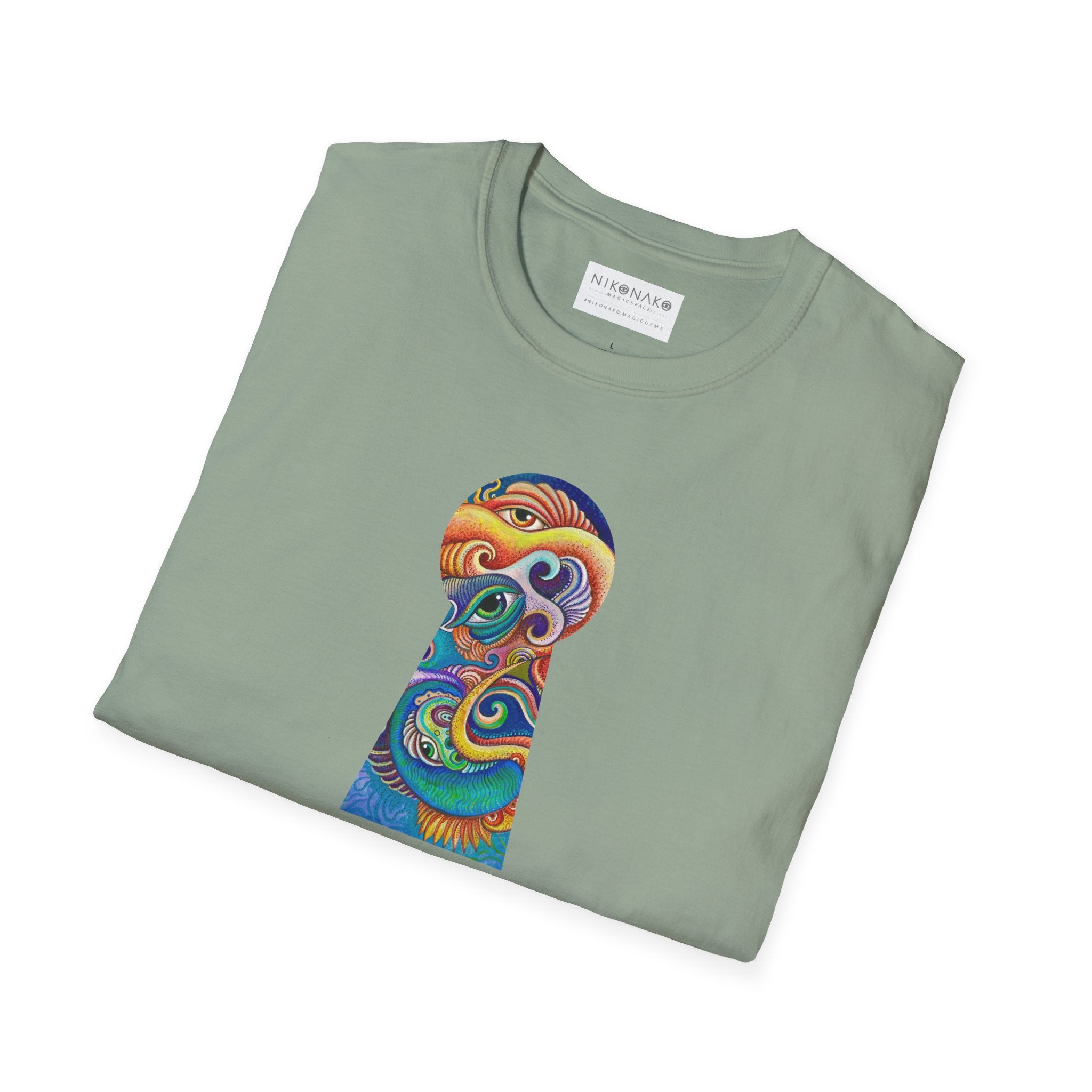 Unisex Softstyle Keyhole T-Shirt