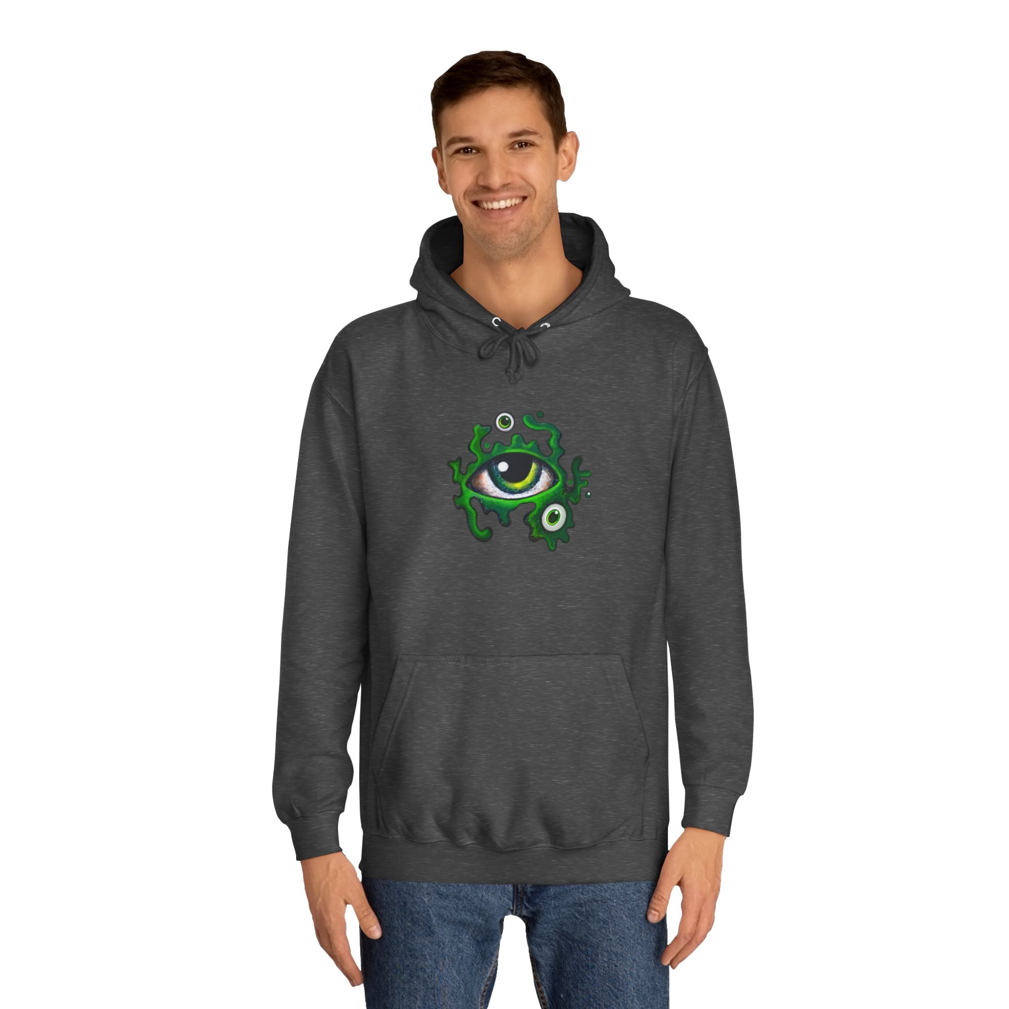Green Eye Graphic Hoodie #r9764567