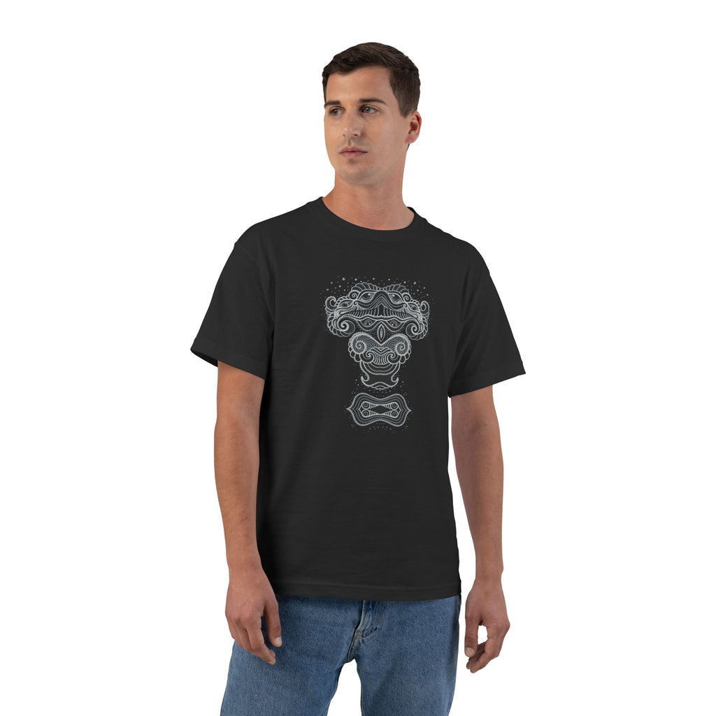 Mystic Symmetry Graphic T-Shirt — Intricate Mirror Design #thm22