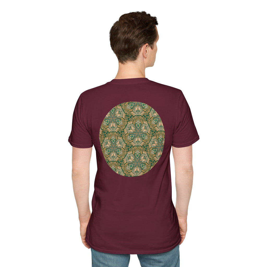 Green Celtic Knot Mandala T-Shirt | Floral Shamrock Pattern