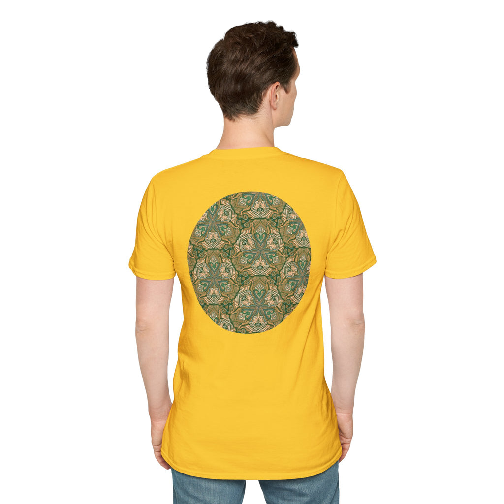 Green Celtic Knot Mandala T-Shirt | Floral Shamrock Pattern