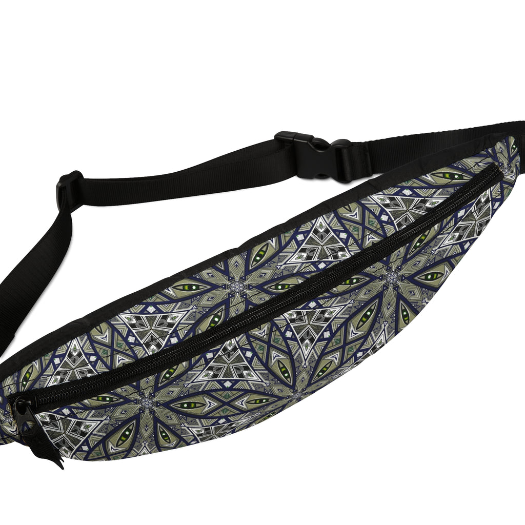 Kaleidoscope Geo Fanny Pack — Boho Floral Waist Bag