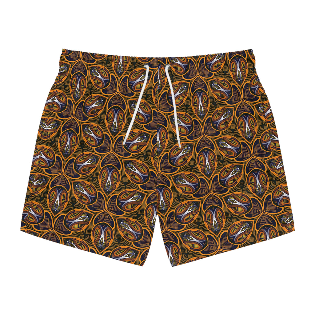 Kaleidoscope Mosaic Swim Trunks #gf775