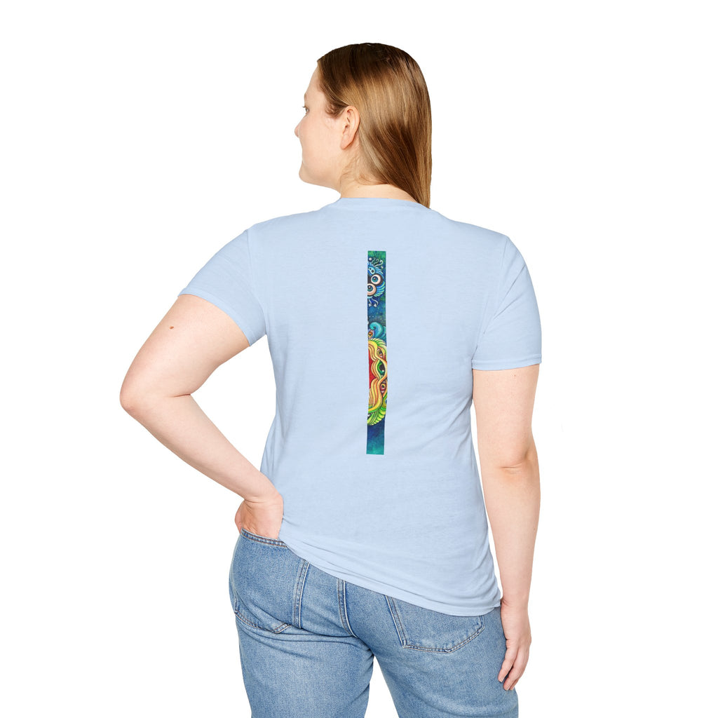 Psychedelic Prism Triangle T-Shirt #h7432887