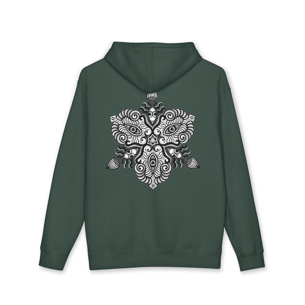 Hoodie — Intricate Black Tribal Mandala Skull Design #x8765467