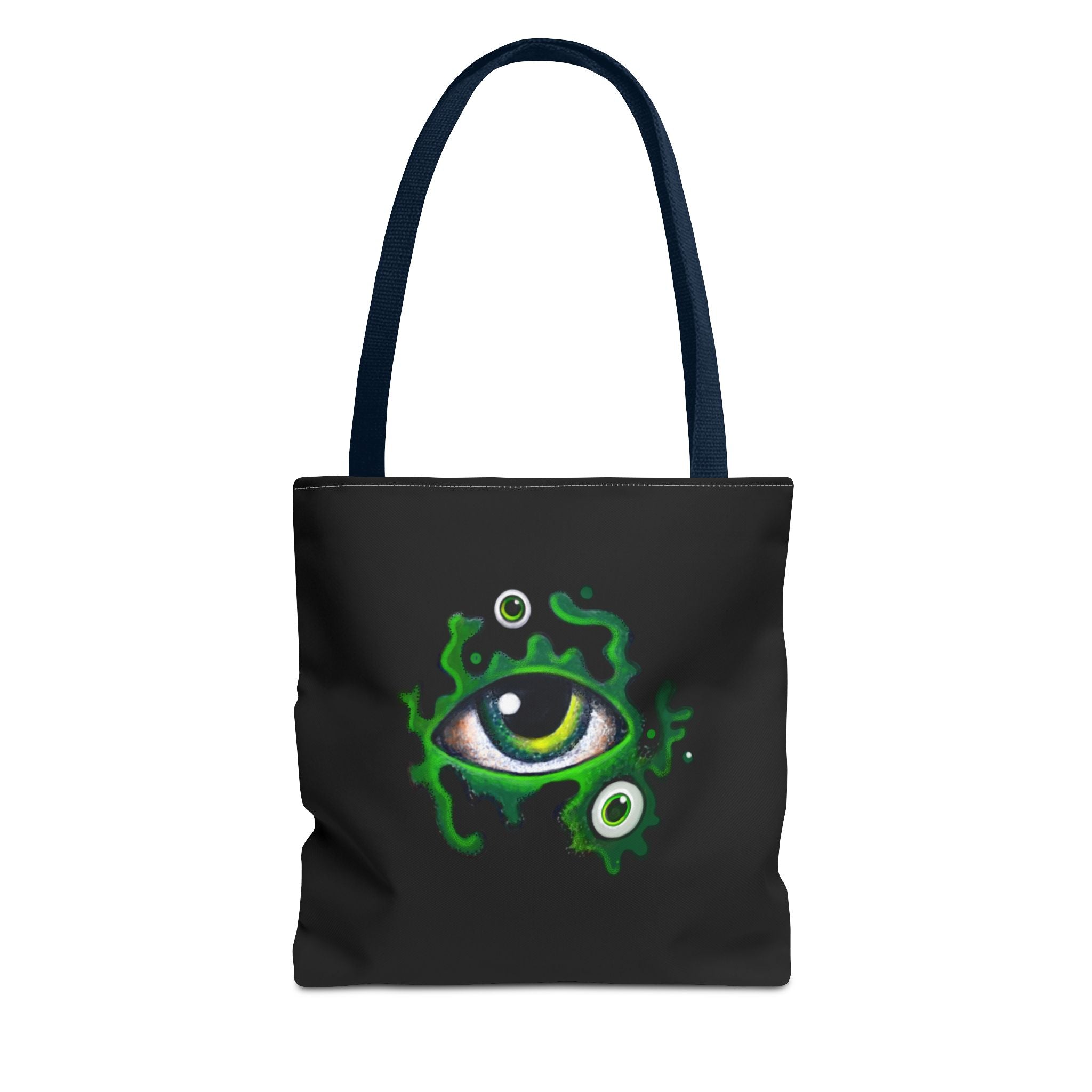 Green Mystic Eye Tote Bag – All-Over Print Gothic Style Shopper #g778975