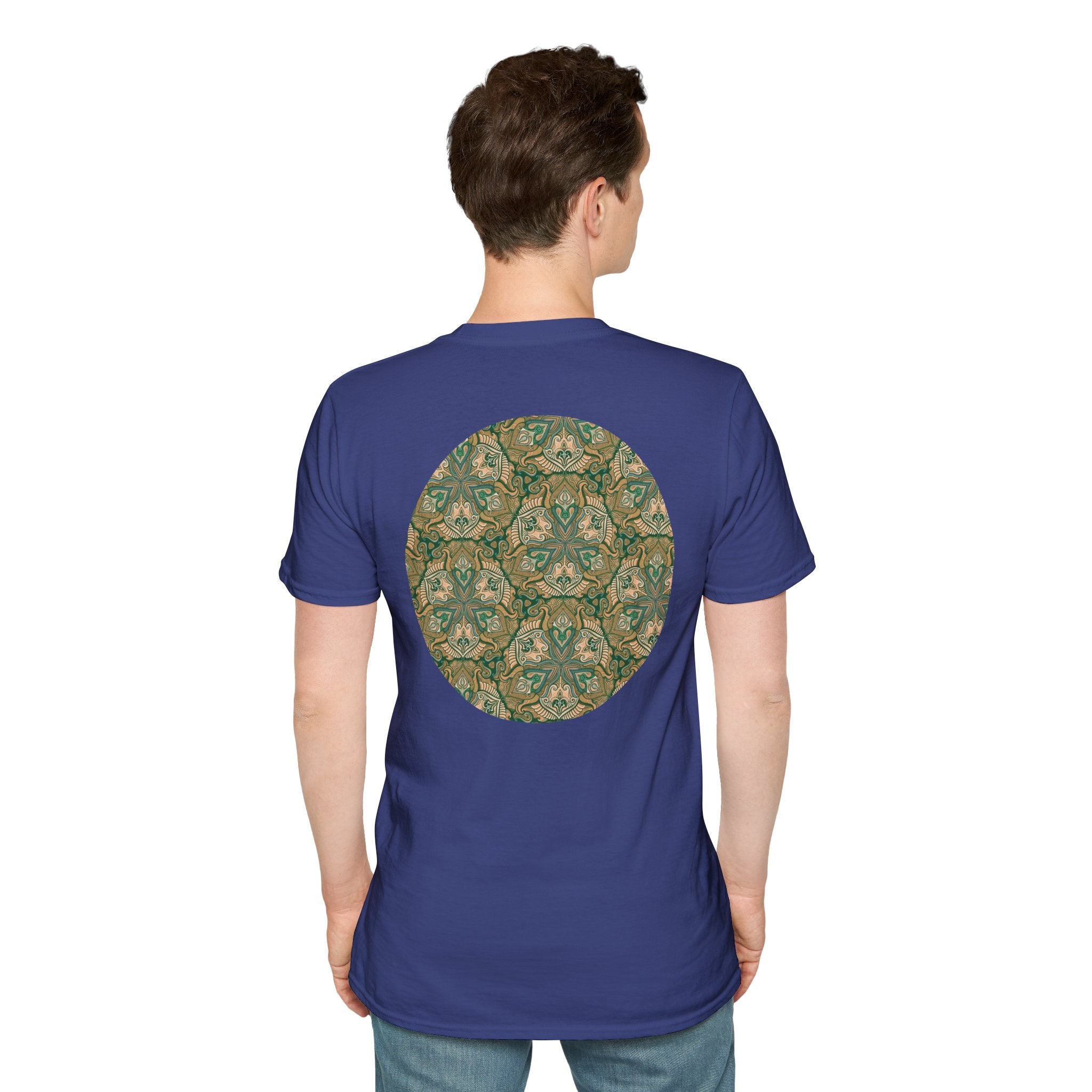 Green Celtic Knot Mandala T-Shirt | Floral Shamrock Pattern