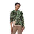 Green Kaleidoscope Light Scarf — Lightweight Botanical Patterned Wrap #la2245550