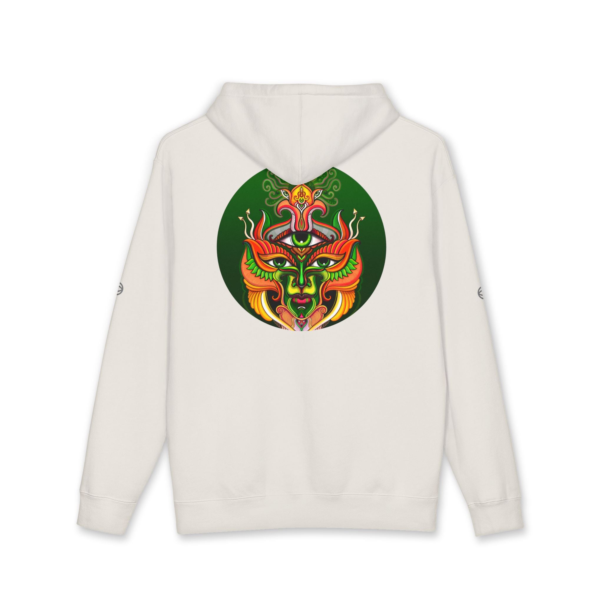 Hoodie — Vibrant Tribal Mask Graphic Pullover #h976345