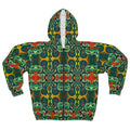 Psychedelic Kaleidoscope Zip Hoodie #iu86229081