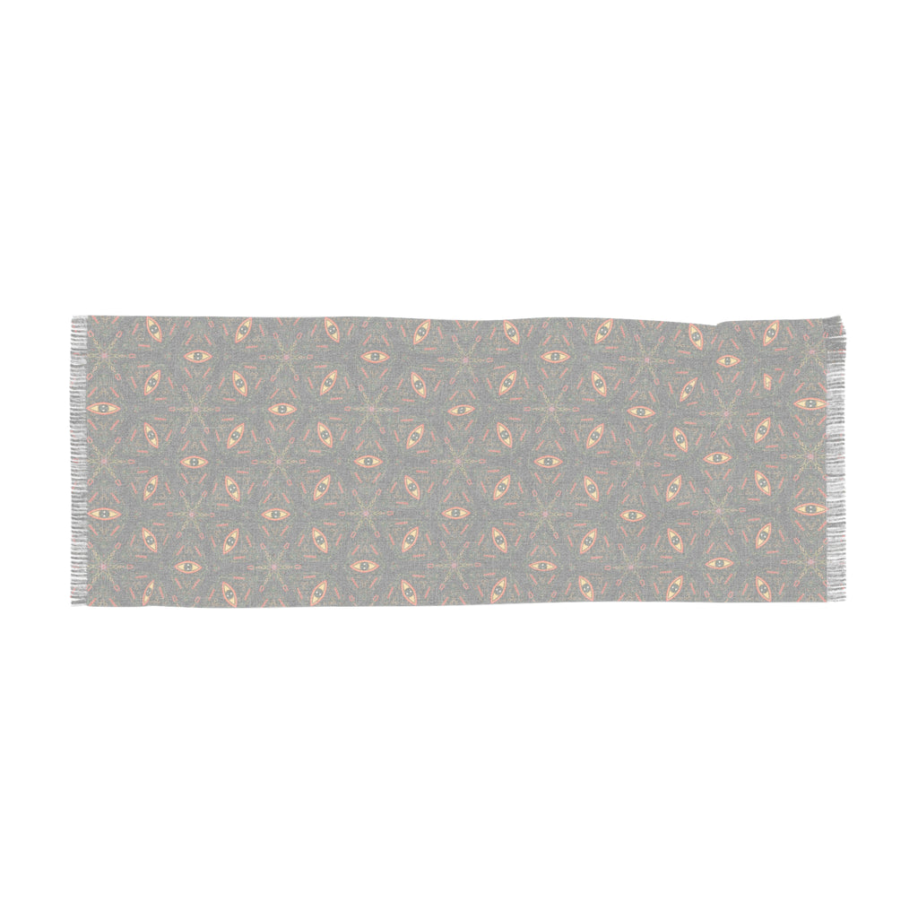 Mystic Eye Light Scarf — Geometric Kaleidoscope Pattern, Lightweight Fashion Wrap #h987692
