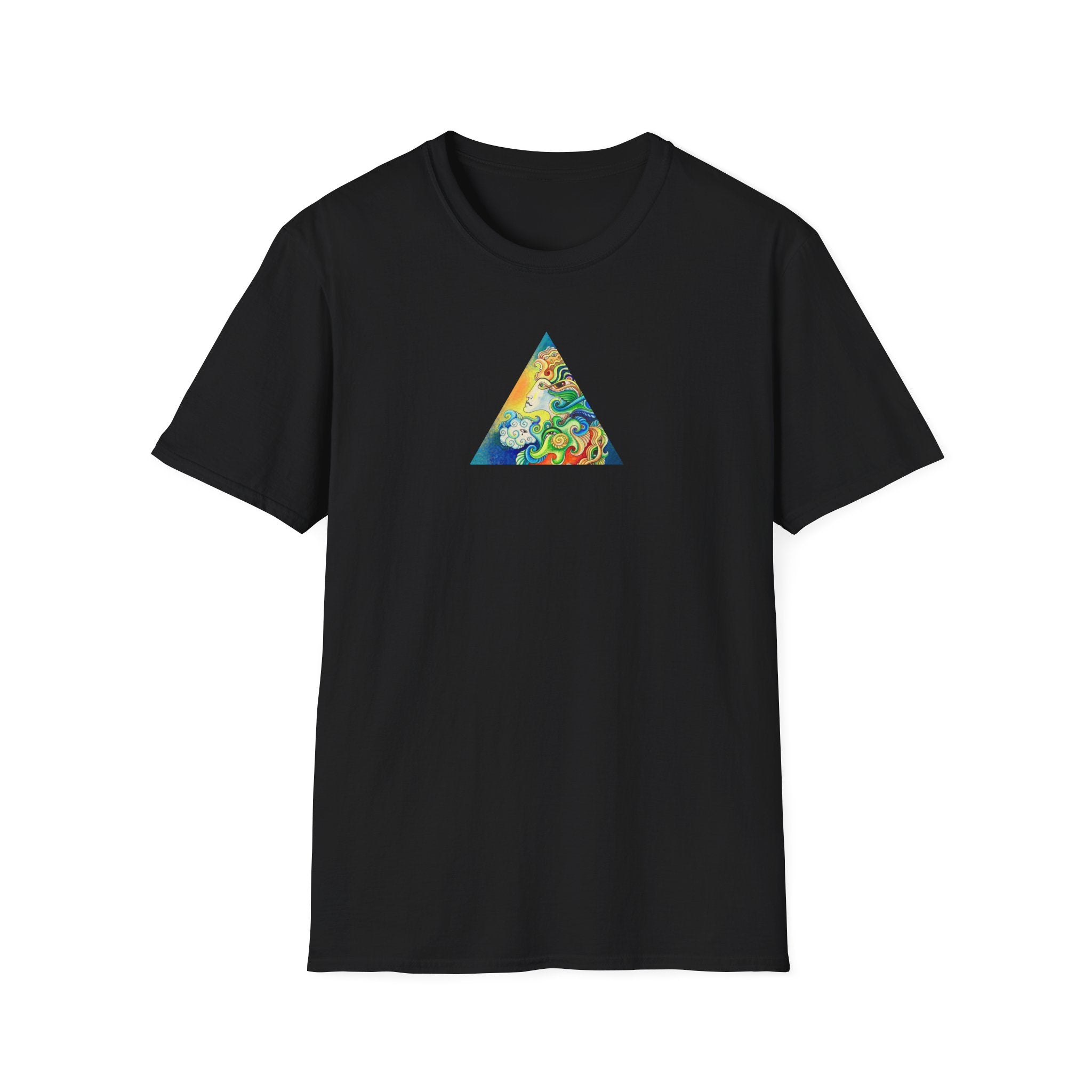 Psychedelic Prism Triangle T-Shirt #h7432887
