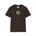 Psychedelic Green Mandala T-Shirt — Abstract Tribal Circle Art Tee #h84210