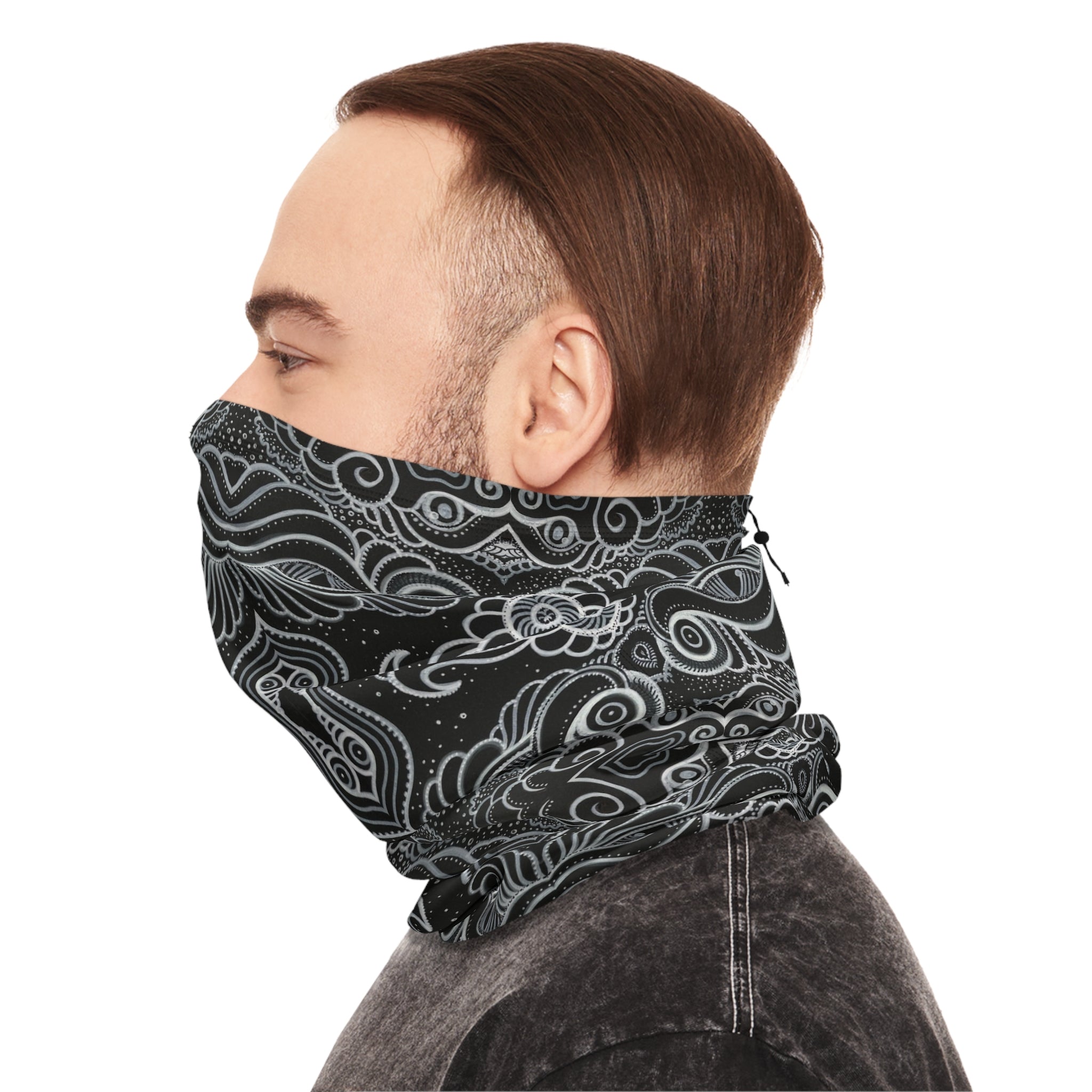 Winter Neck Gaiter With Drawstring #ag65134
