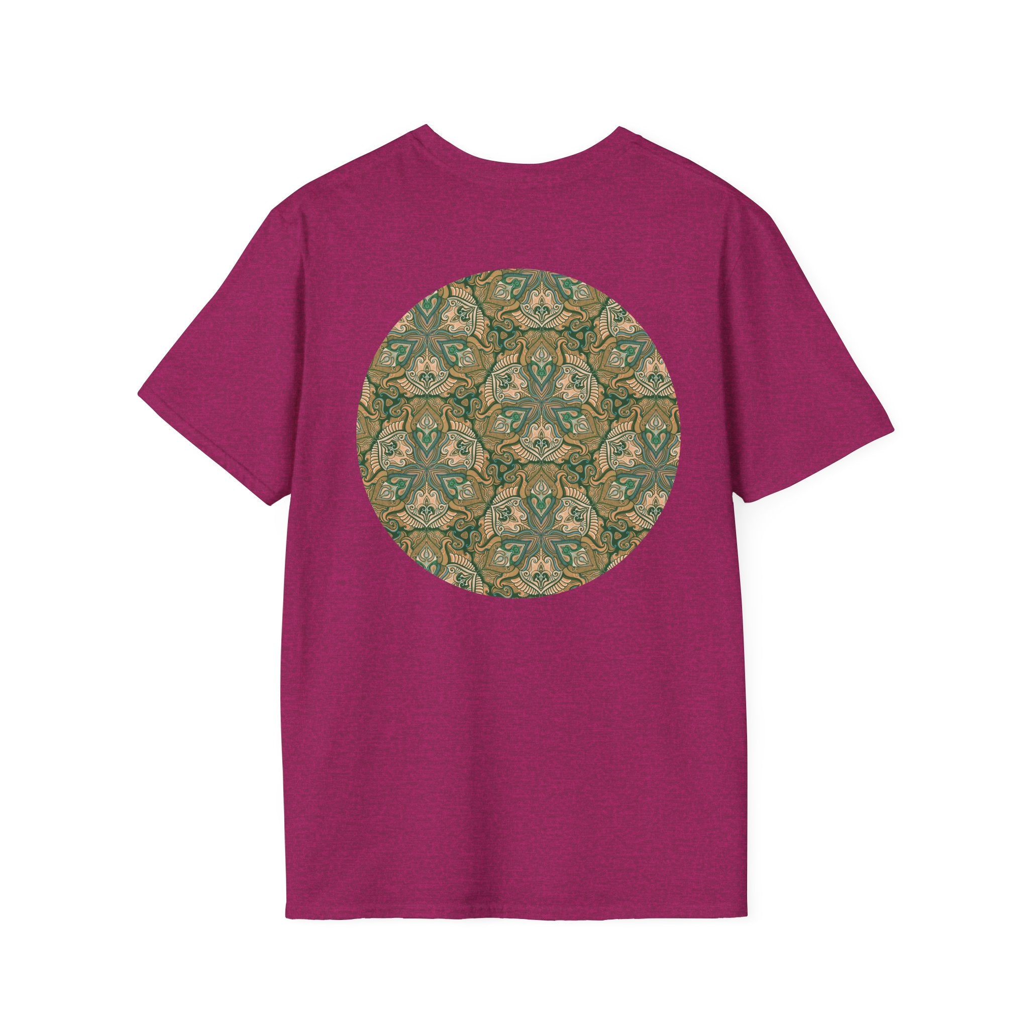 Green Celtic Knot Mandala T-Shirt | Floral Shamrock Pattern