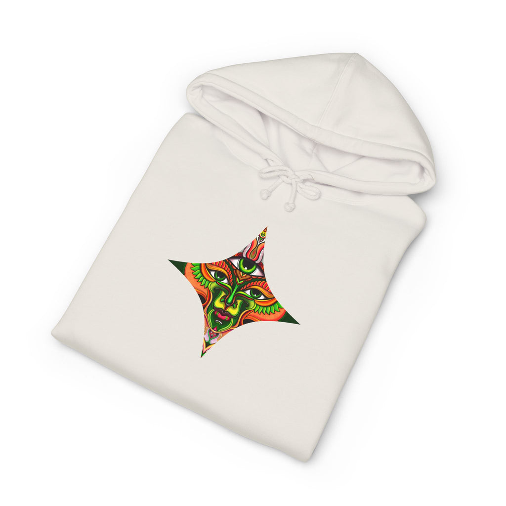 Hoodie — Vibrant Tribal Mask Graphic Pullover #h976345