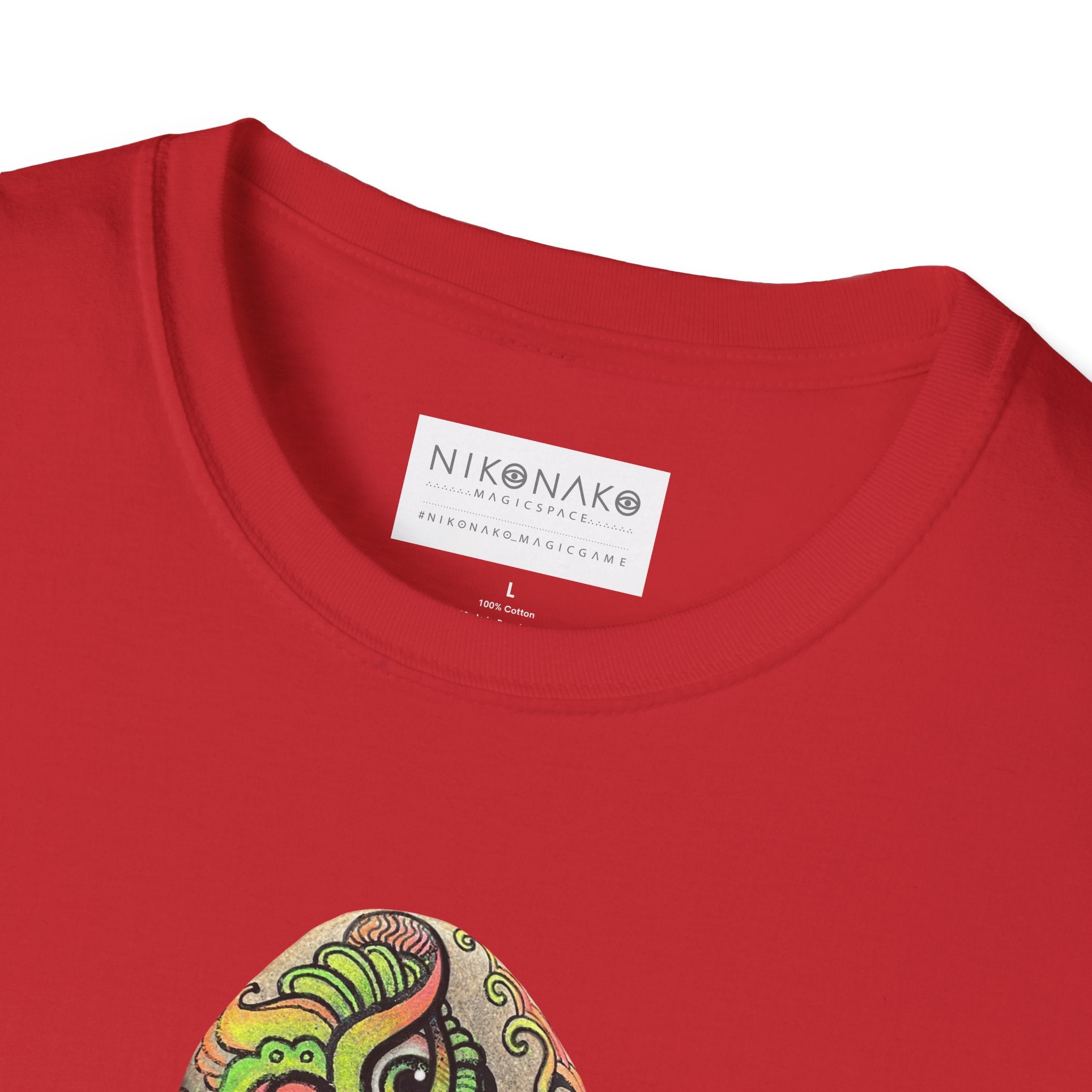 Psychedelic Green Mandala T-Shirt — Abstract Tribal Circle Art Tee #h84210