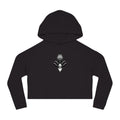 Cropped Hoodie — Boho Mandala Henna Floral Print #h98647