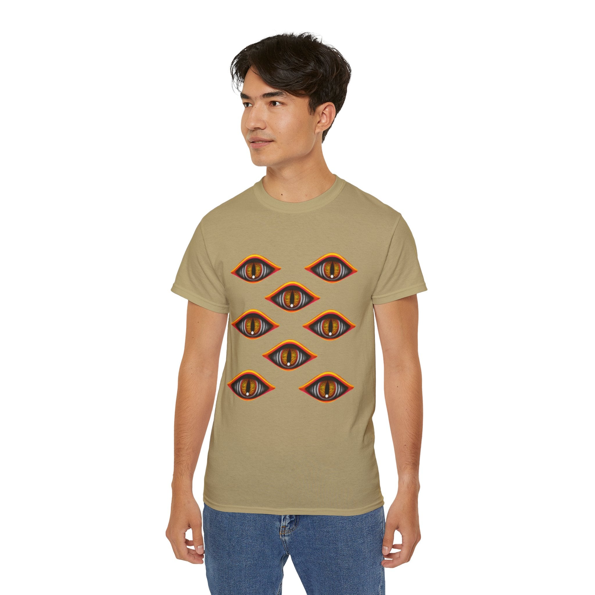 Mystic Eyes Graphic Tee — Psychedelic All-Seeing Eye T-Shirt #hfs84300