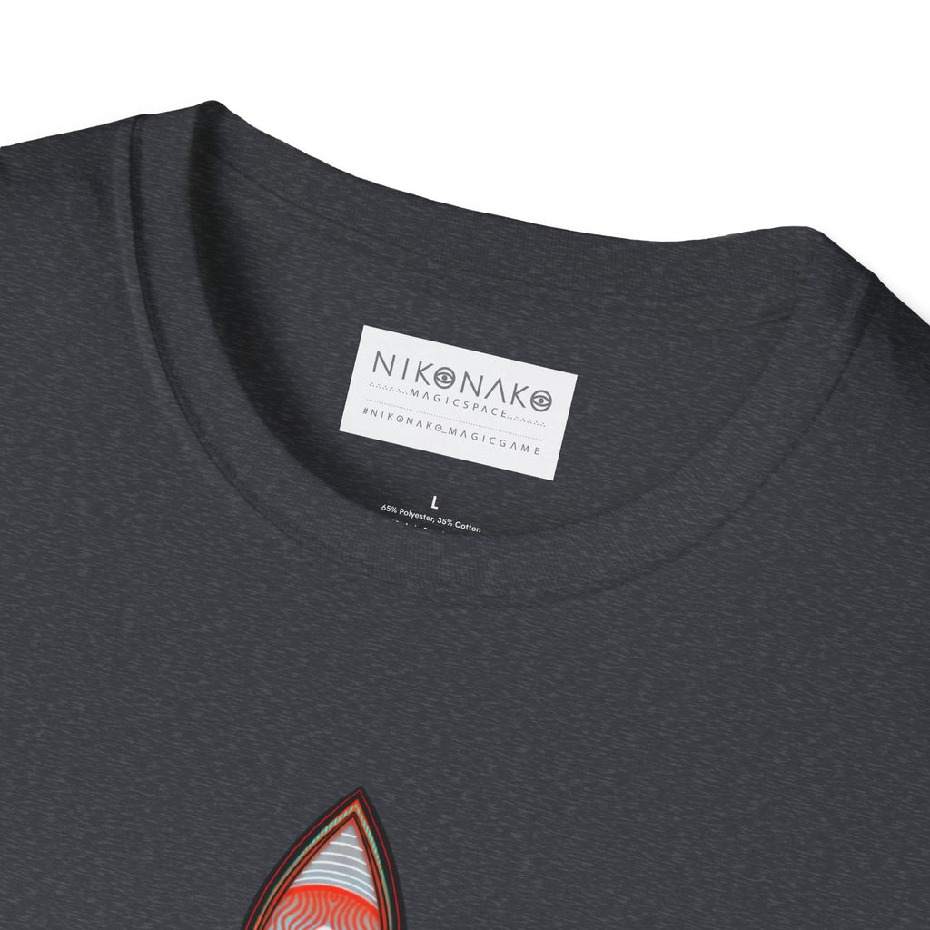 Geometric Tribal Pattern T-Shirt | Kaleidoscope Triangle Eye Motif