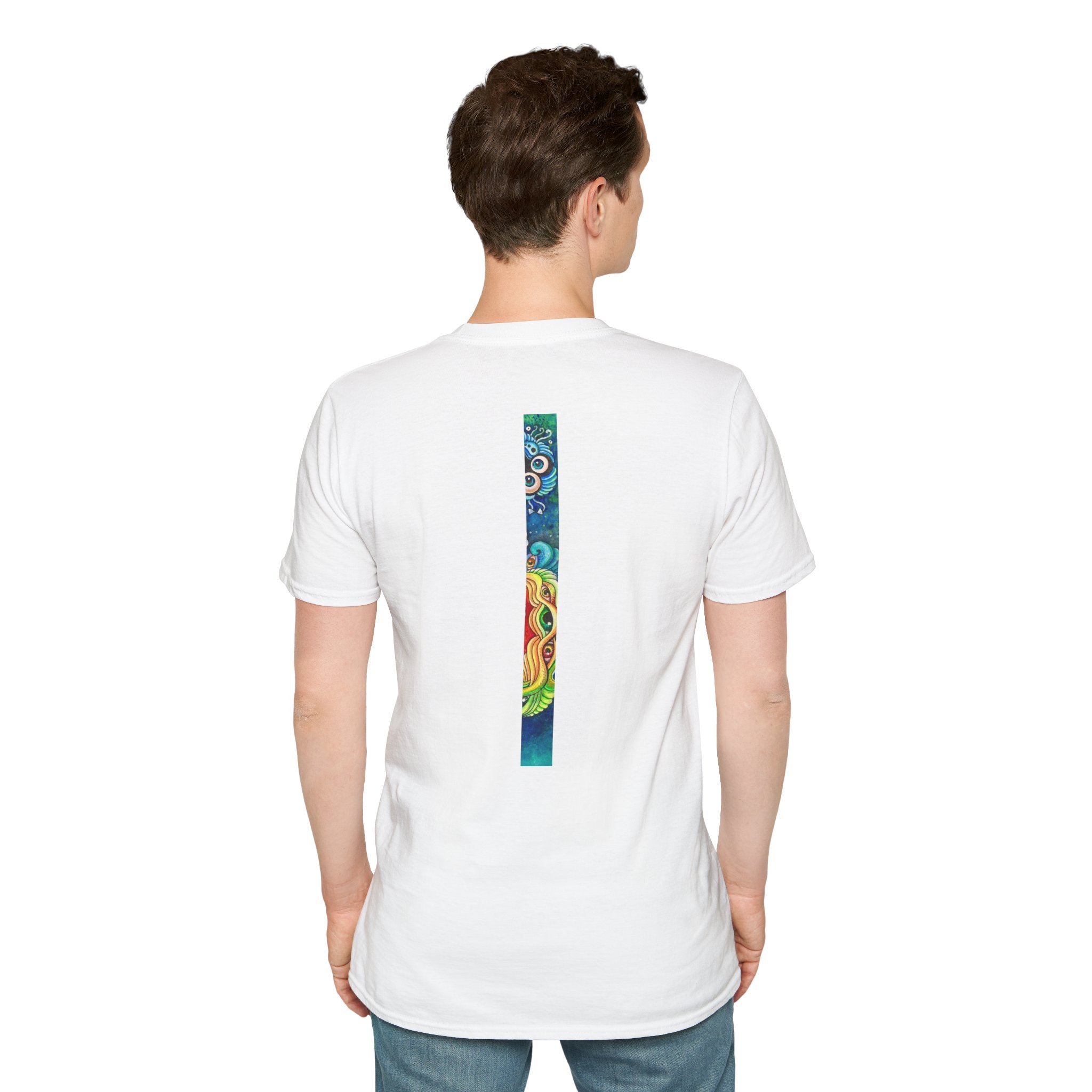 Psychedelic Prism Triangle T-Shirt #h7432887