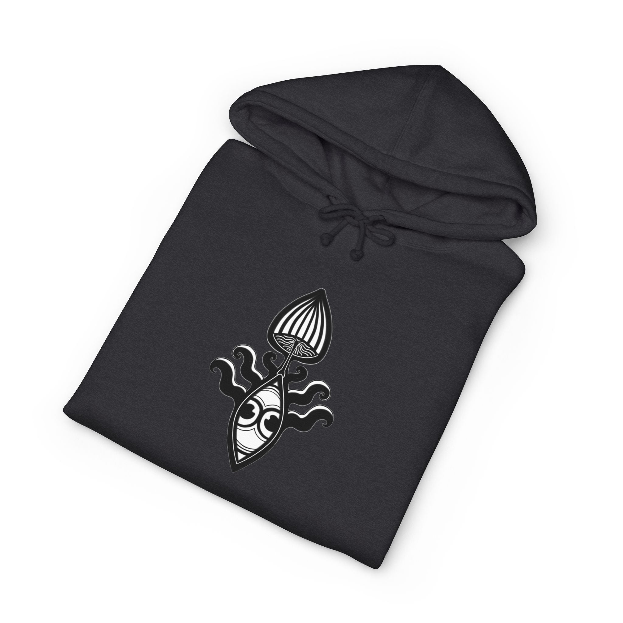 Hoodie — Intricate Black Tribal Mandala Skull Design #x8765467