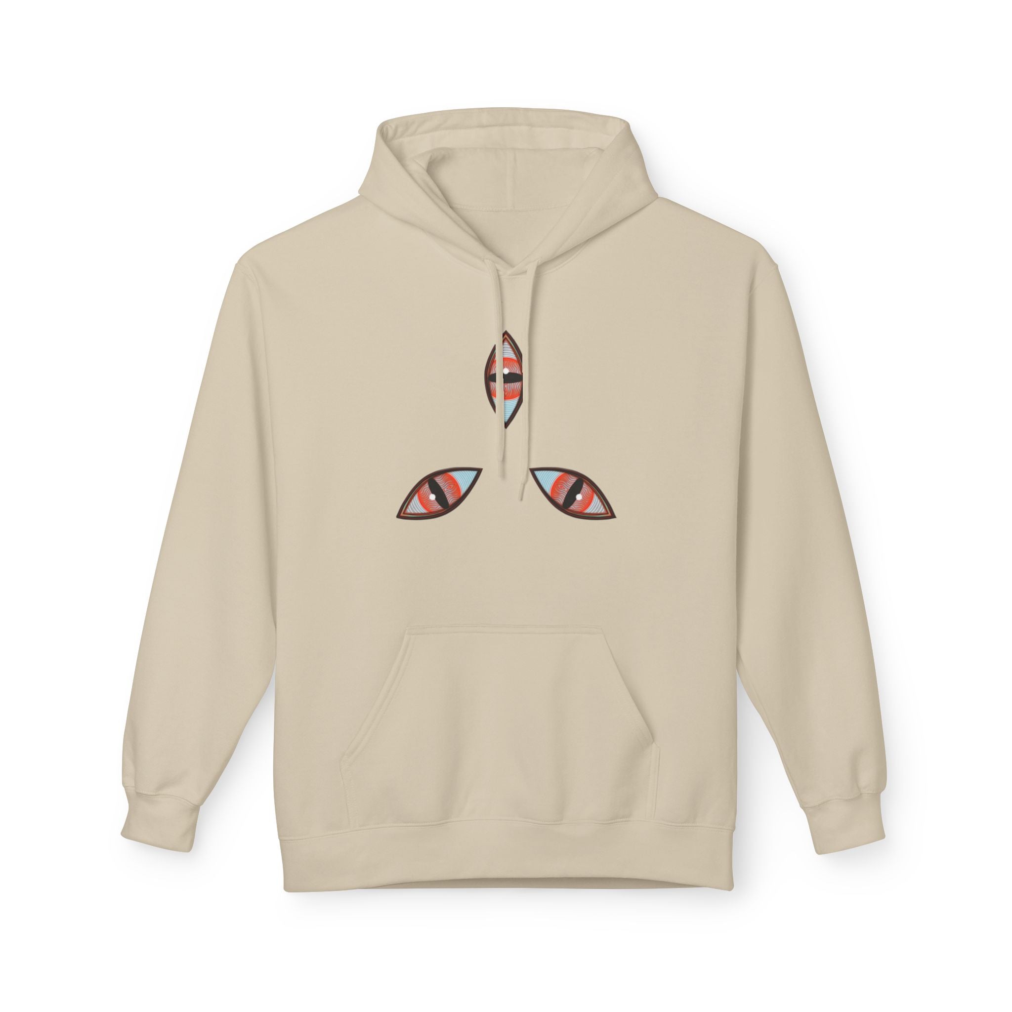 Geometric Kaleidoscope Triangle Hoodie | Symmetrical Abstract Pattern