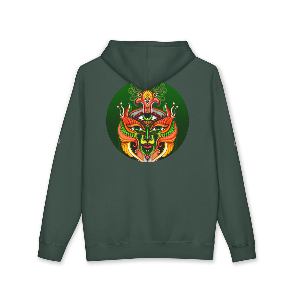 Hoodie — Vibrant Tribal Mask Graphic Pullover #h976345
