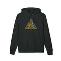 Geometric Tribal Pattern Hoodie — Earth Tone Triangle & Circle Art Sweatshirt #eh2