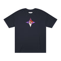 Abstract Starburst Graphic Tee — Colorful Psychedelic Diamond Design #kg8799