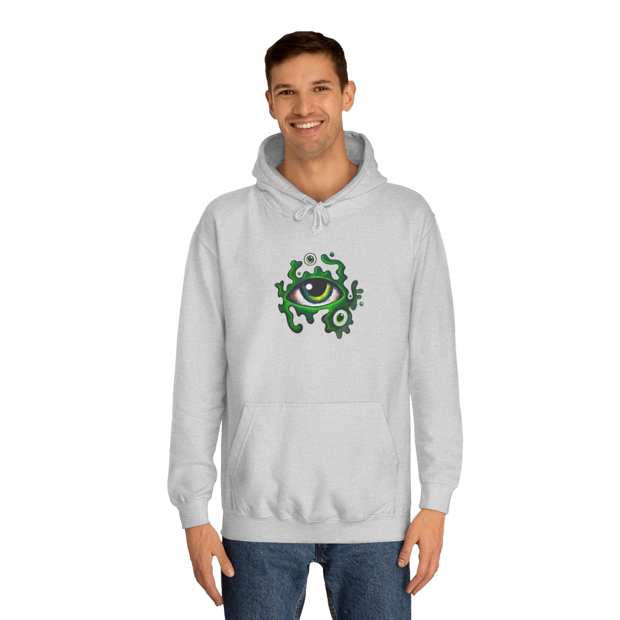 Green Eye Graphic Hoodie #r9764567