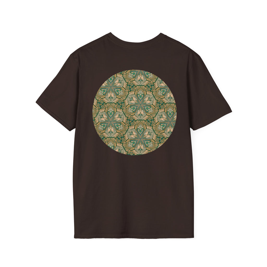 Green Celtic Knot Mandala T-Shirt | Floral Shamrock Pattern