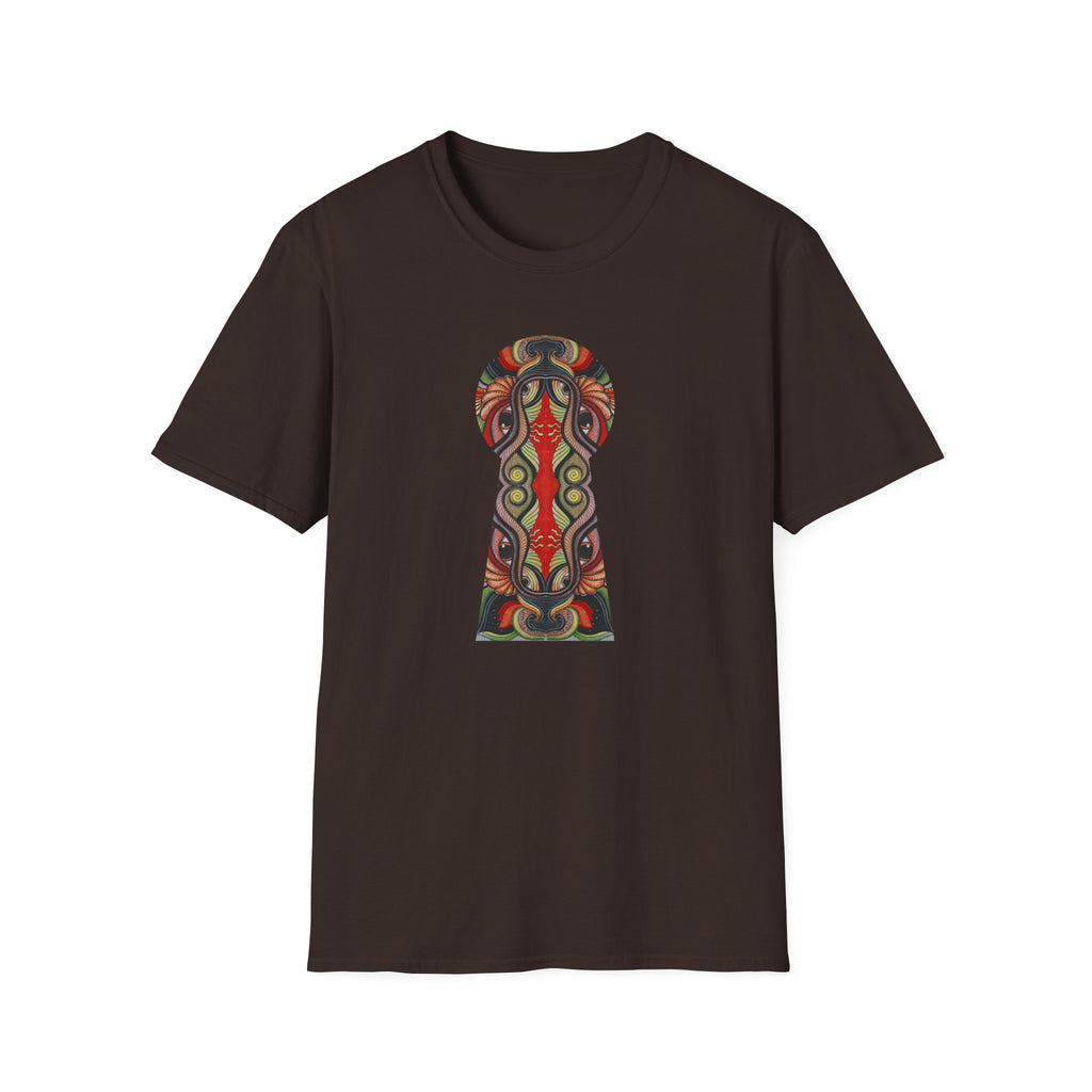 Keyhole & Star Psychedelic Graphic T-Shirt #fd763