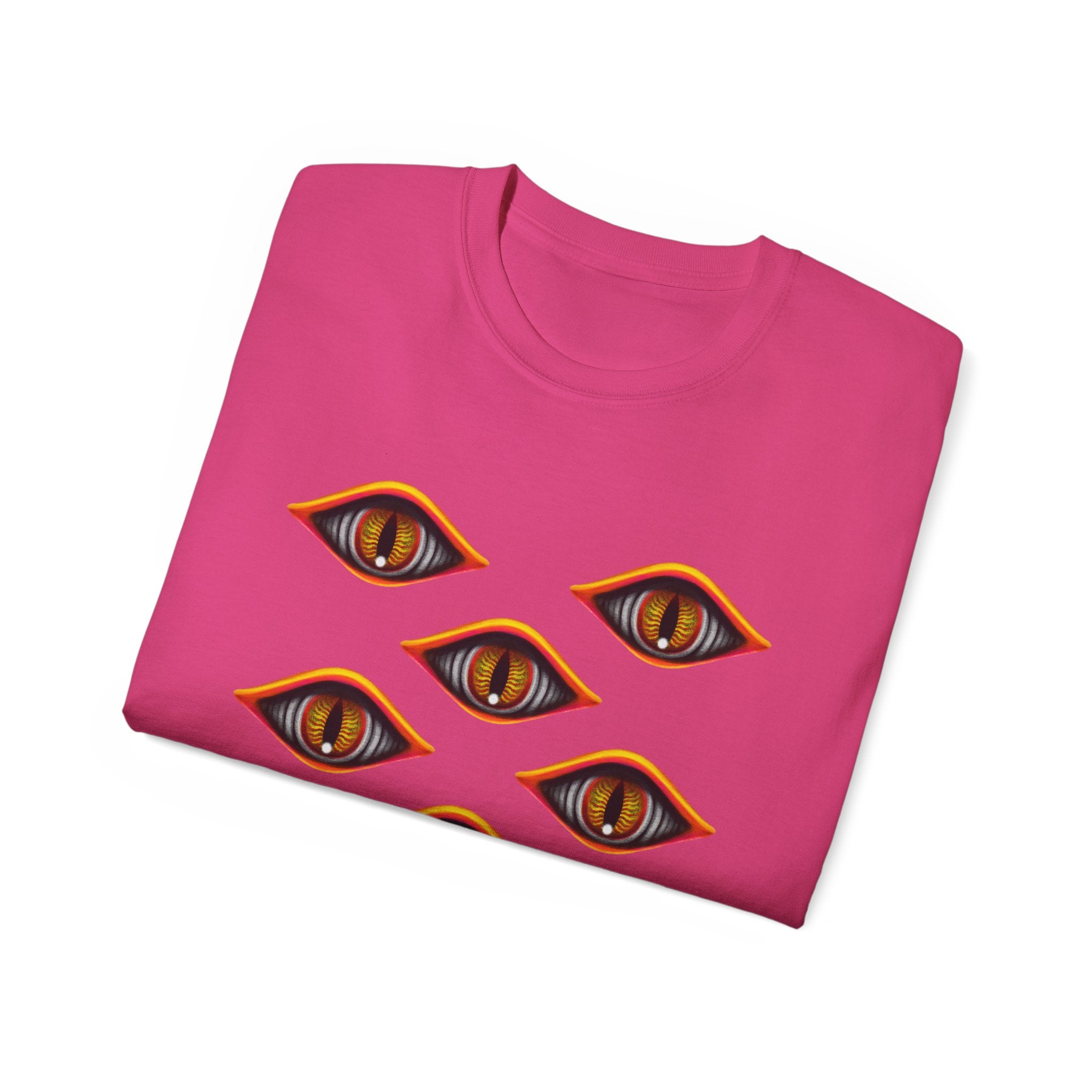 Mystic Eyes Graphic Tee — Psychedelic All-Seeing Eye T-Shirt #hfs84300