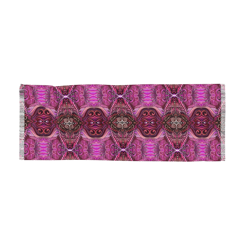 Bohemian Pink Kaleidoscope Light Scarf #h763098