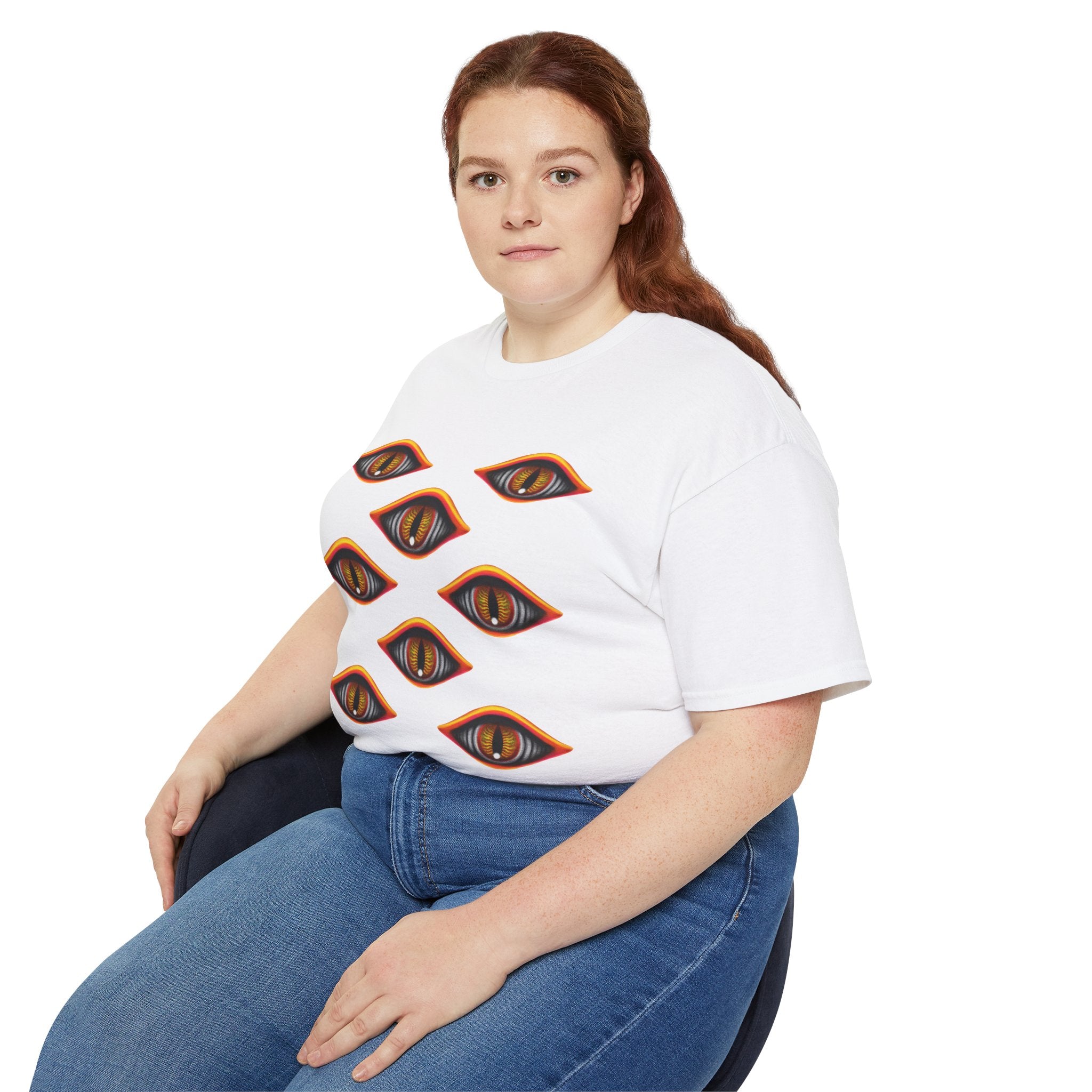 Mystic Eyes Graphic Tee — Psychedelic All-Seeing Eye T-Shirt #hfs84300