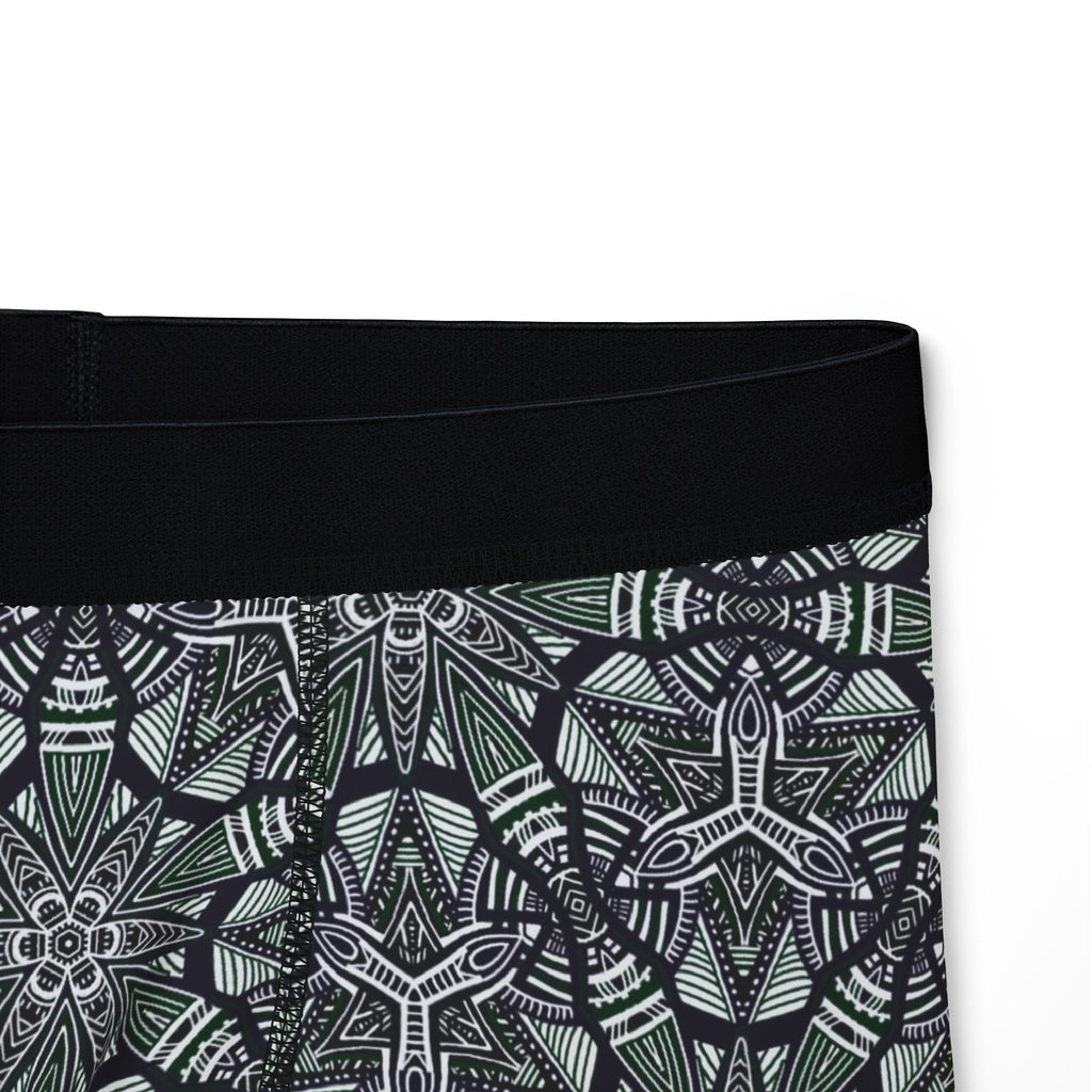 Kaleidoscope Geo Boxer Briefs — Men's Patterned Short Underwear #as23413